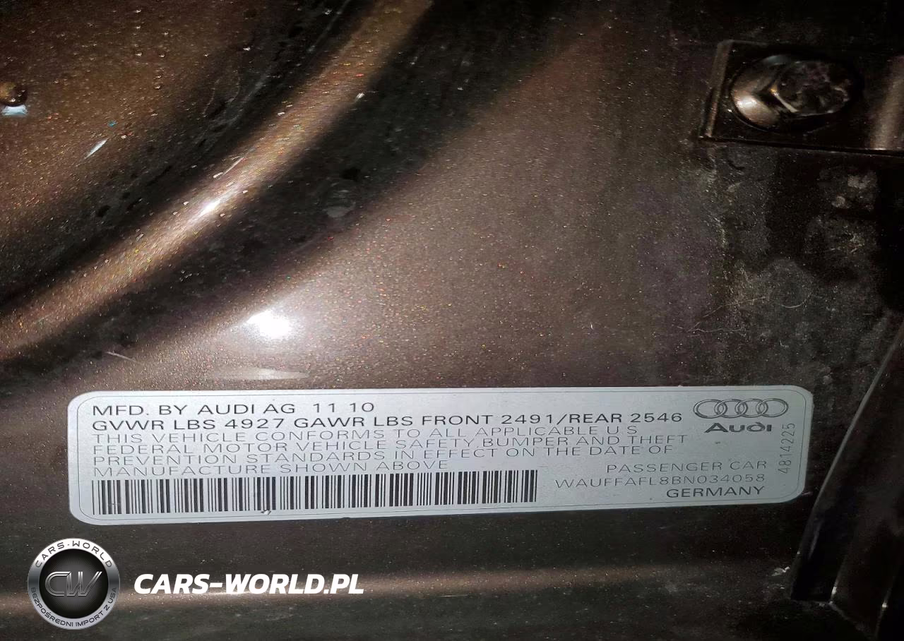 2011 Audi A4 Premium Plus VIN:WAUFFAFL8BN034058 - 12