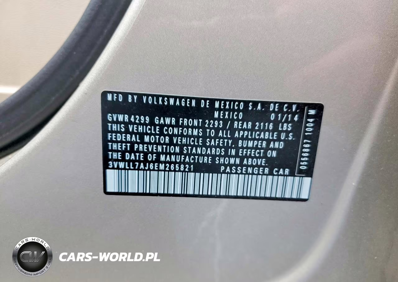 2014 Volkswagen Jetta Tdi VIN:3VWLL7AJ6EM265821 - 12