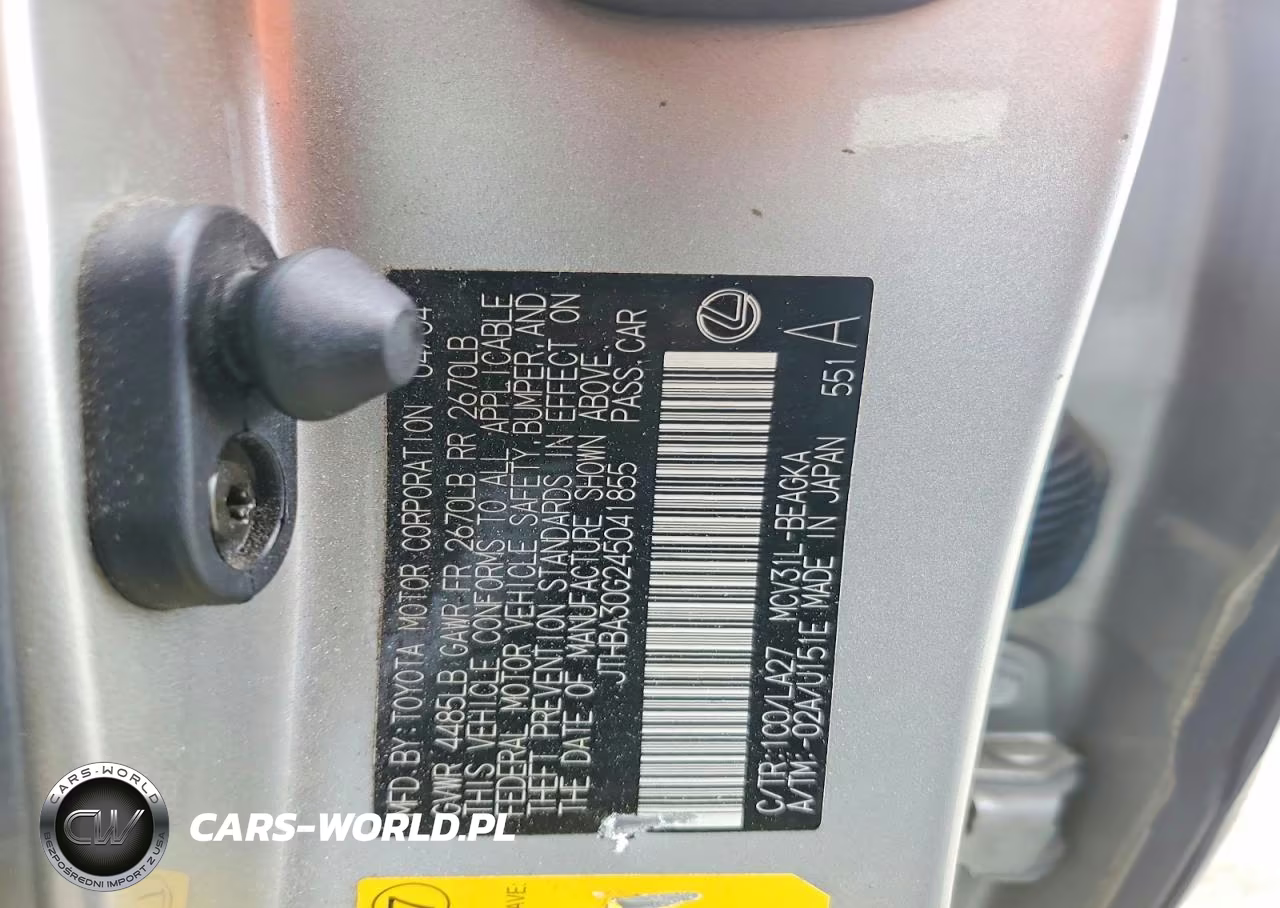2004 Lexus Es 330 VIN:JTHBA30G245041855 - 12