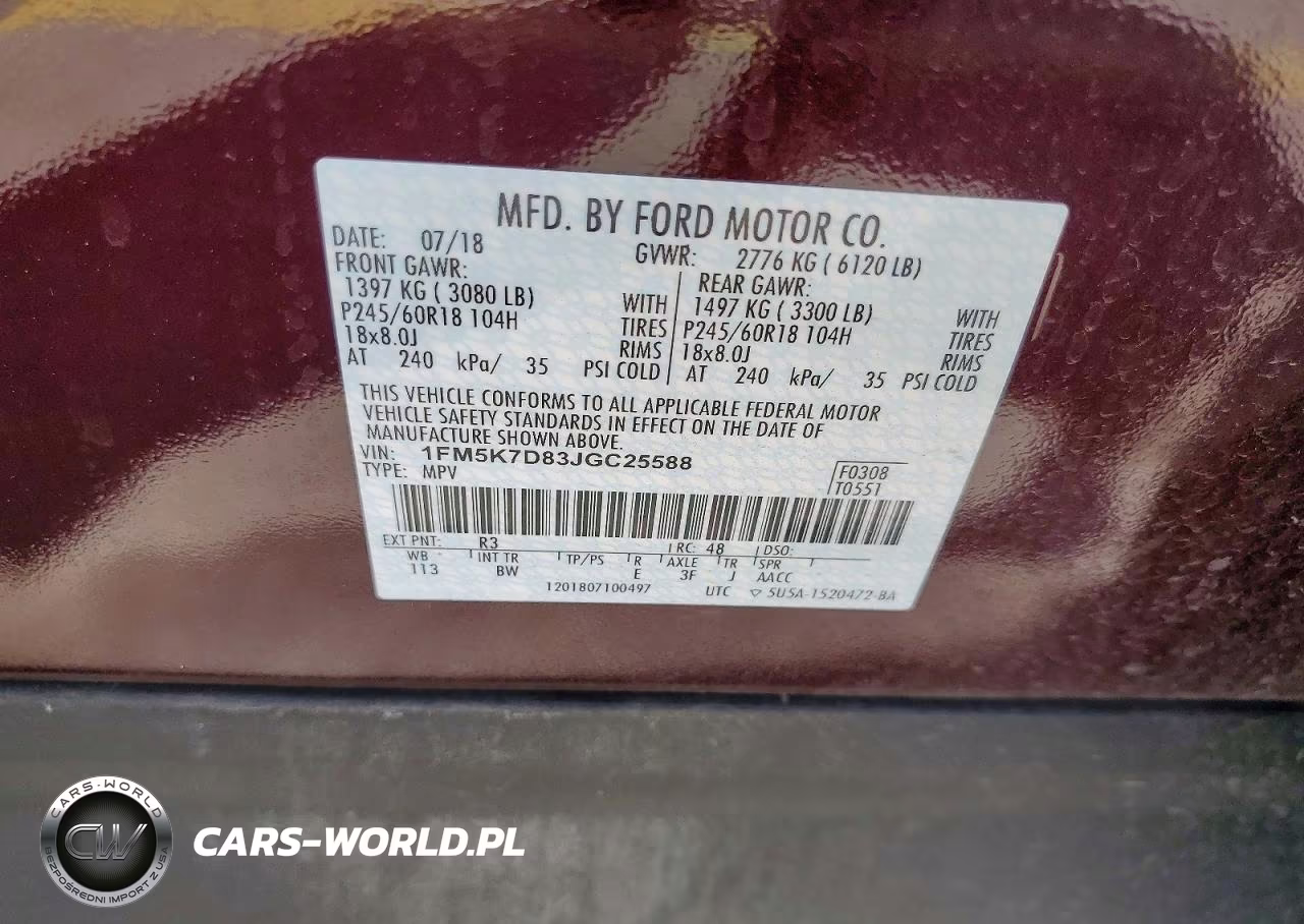 2018 Ford Explorer Xlt VIN:1FM5K7D83JGC25588 - 14