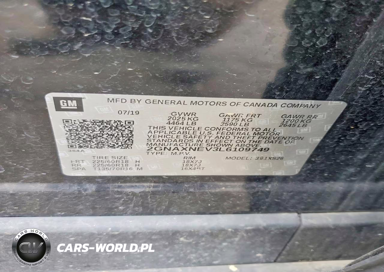 2020 Chevrolet Equinox Premier VIN:2GNAXNEV3L6109749 - 13