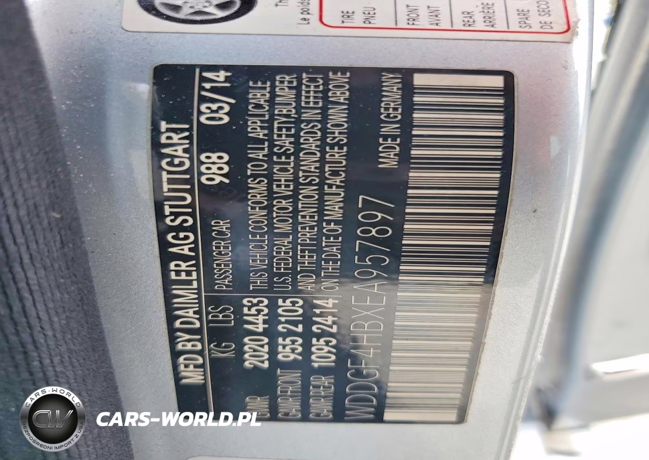 2014 Mercedes-Benz C 250 VIN:WDDGF4HBXEA957897 - 12