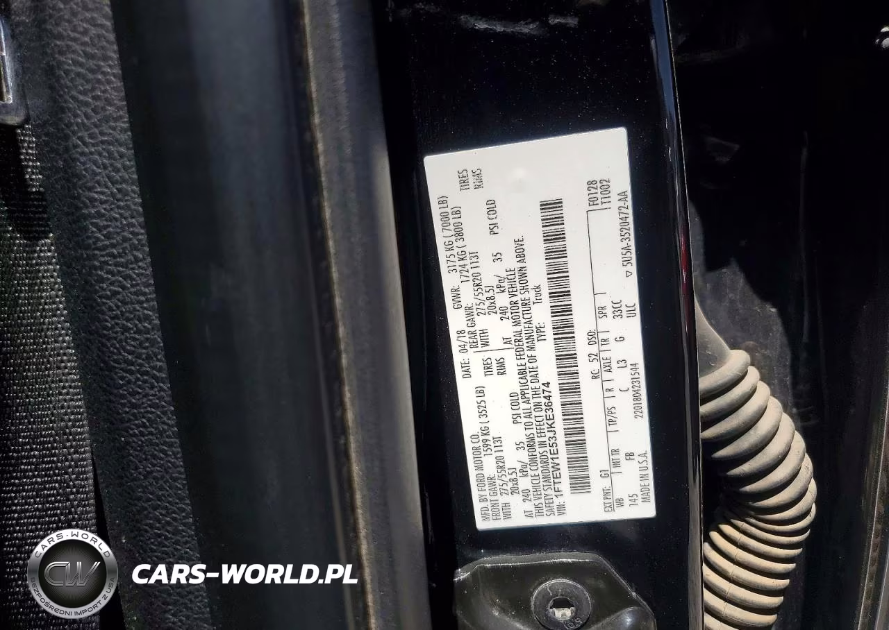 2018 Ford F150 Supercrew VIN:1FTEW1E53JKE36474 - 12