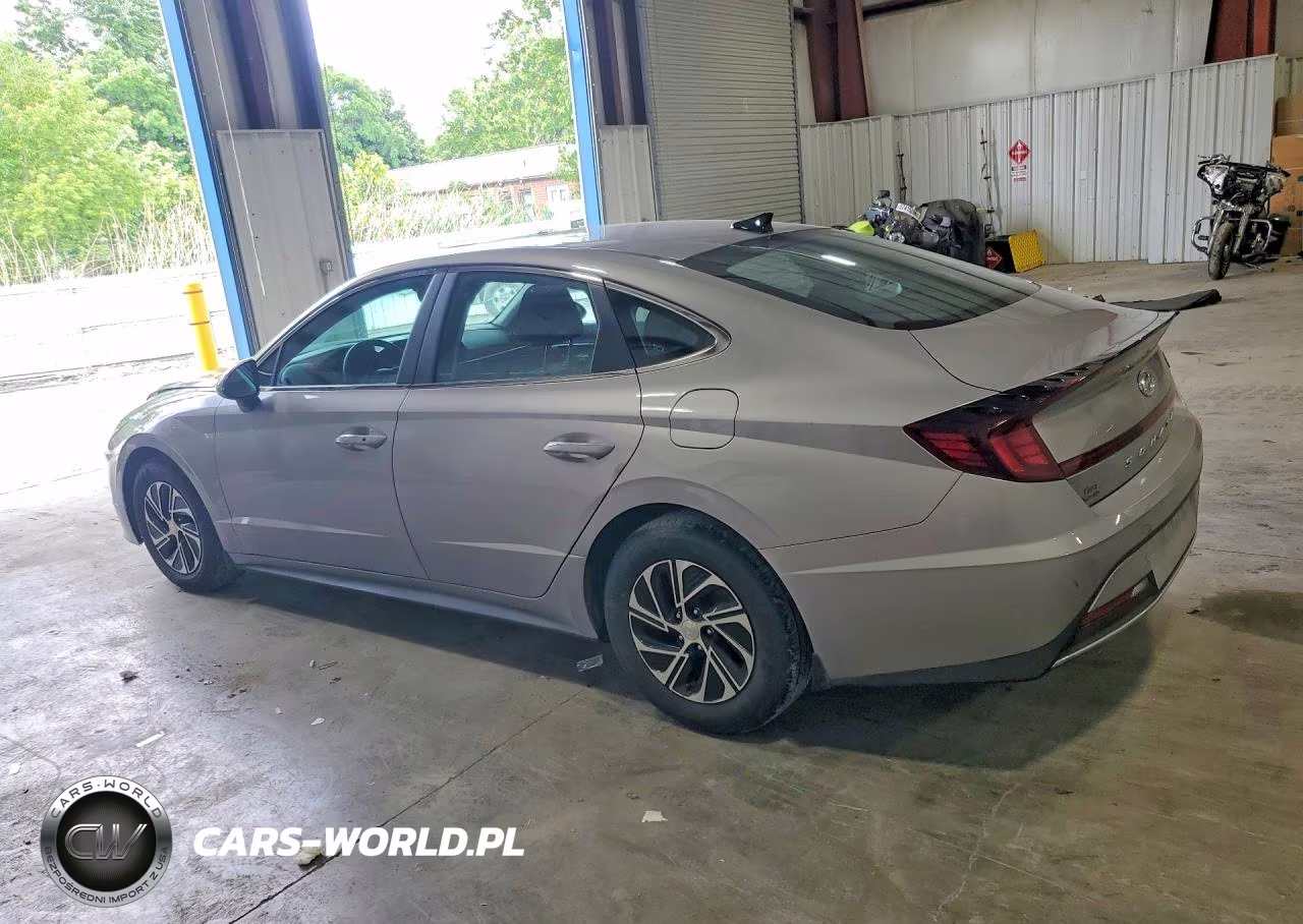 2023 Hyundai Sonata Hybrid Blue VIN:KMHL24JJXPA081367 - 2