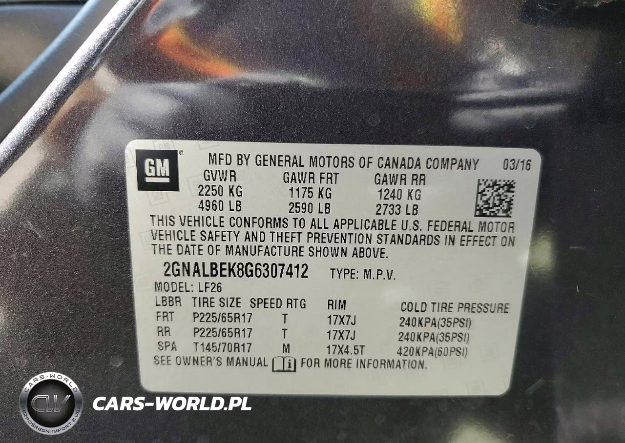 2016 Chevrolet Equinox Ls VIN:2GNALBEK8G6307412 - 13