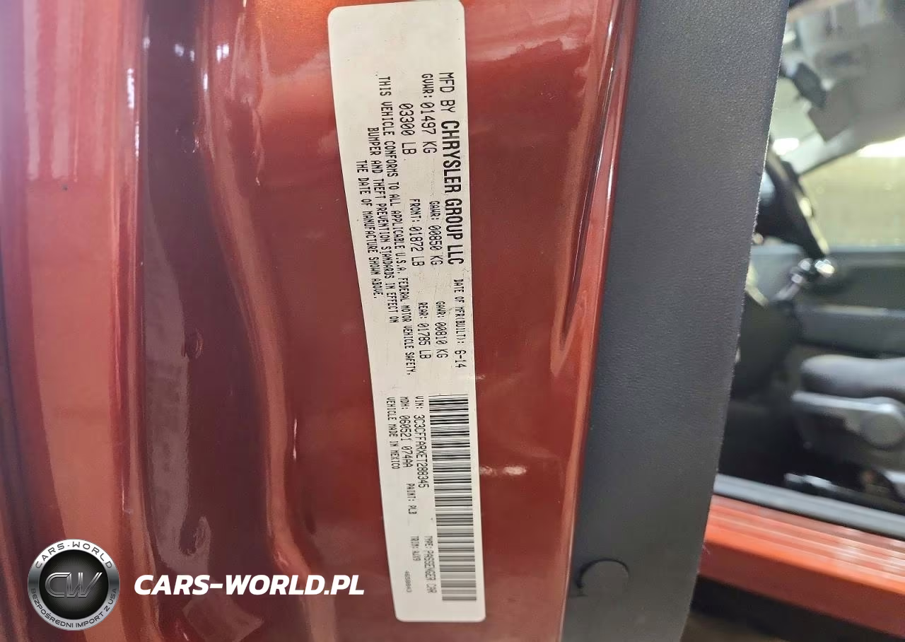 2014 Fiat 500 VIN:3C3CFFARXET288345 - 12