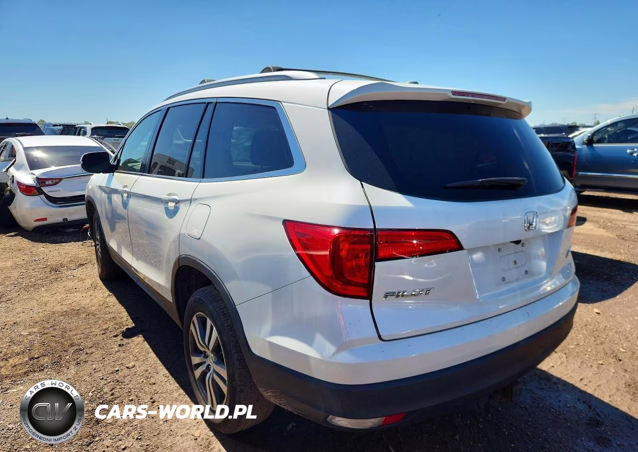 2017 Honda Pilot Exl VIN:5FNYF6H57HB072444 - 2