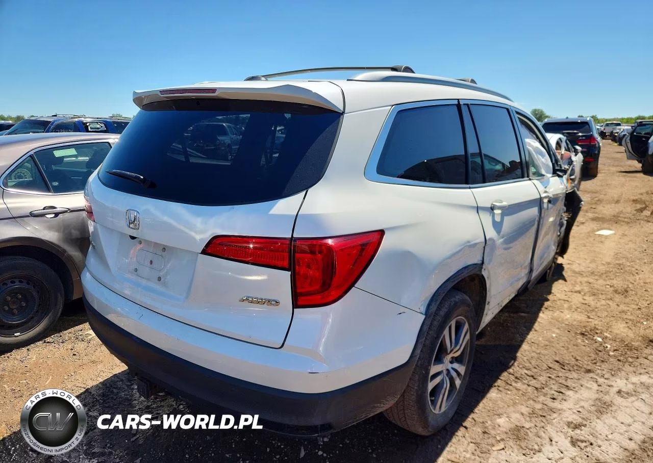 2017 Honda Pilot Exl VIN:5FNYF6H57HB072444 - 3