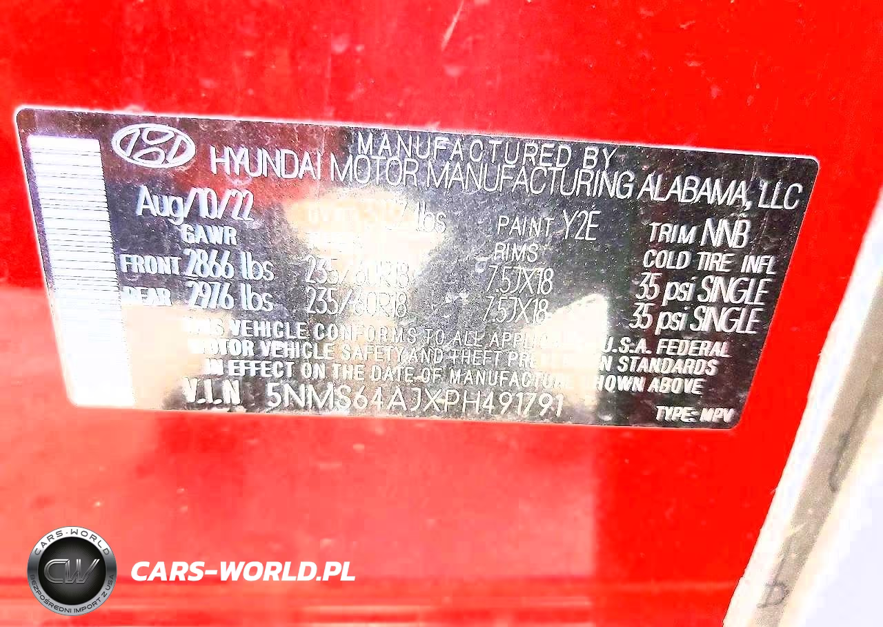 2023 Hyundai Santa Fe Xrt VIN:5NMS64AJXPH491791 - 13