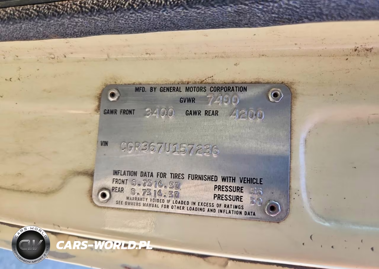 1977 Chevrolet Van VIN:CGR367U157236 - 12