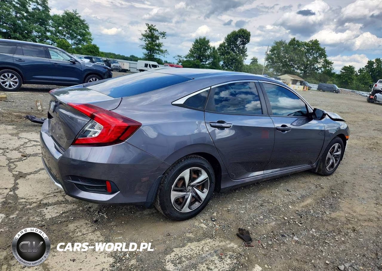 2019 Honda Civic Lx VIN:19XFC2F68KE016269 - 3