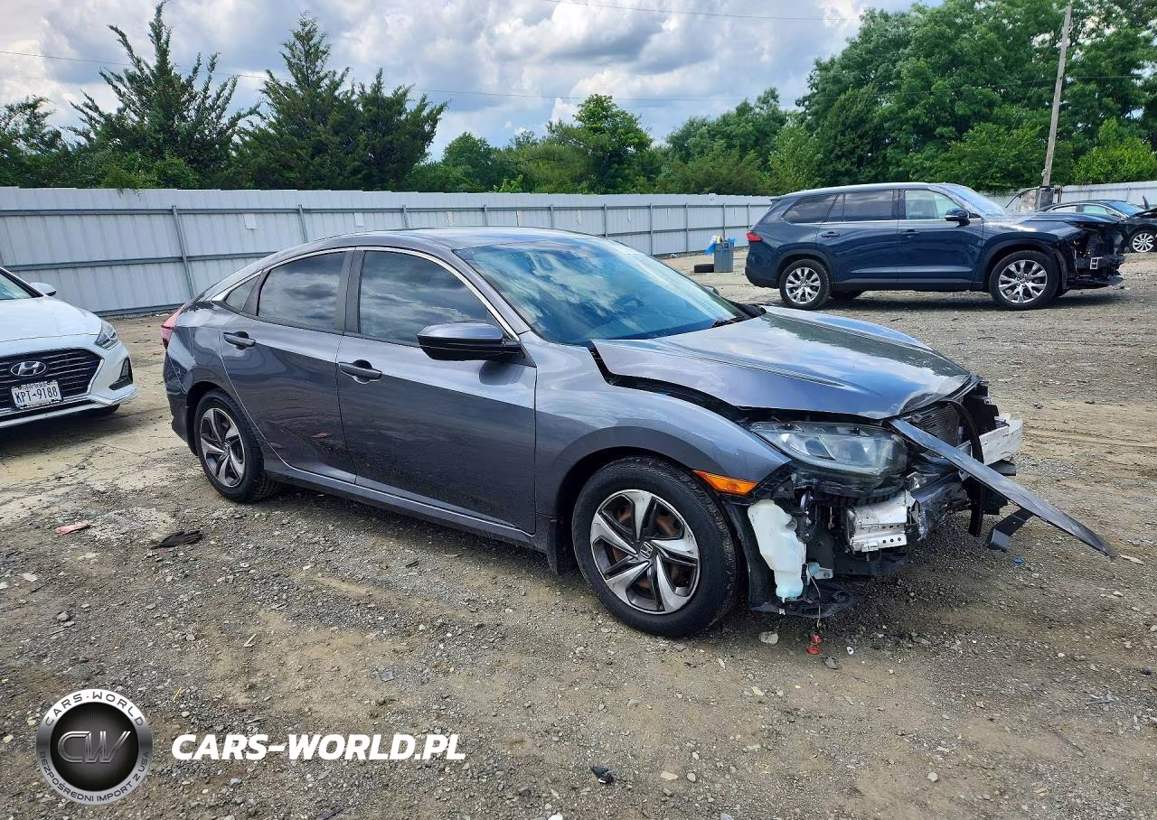 2019 Honda Civic Lx VIN:19XFC2F68KE016269 - 4