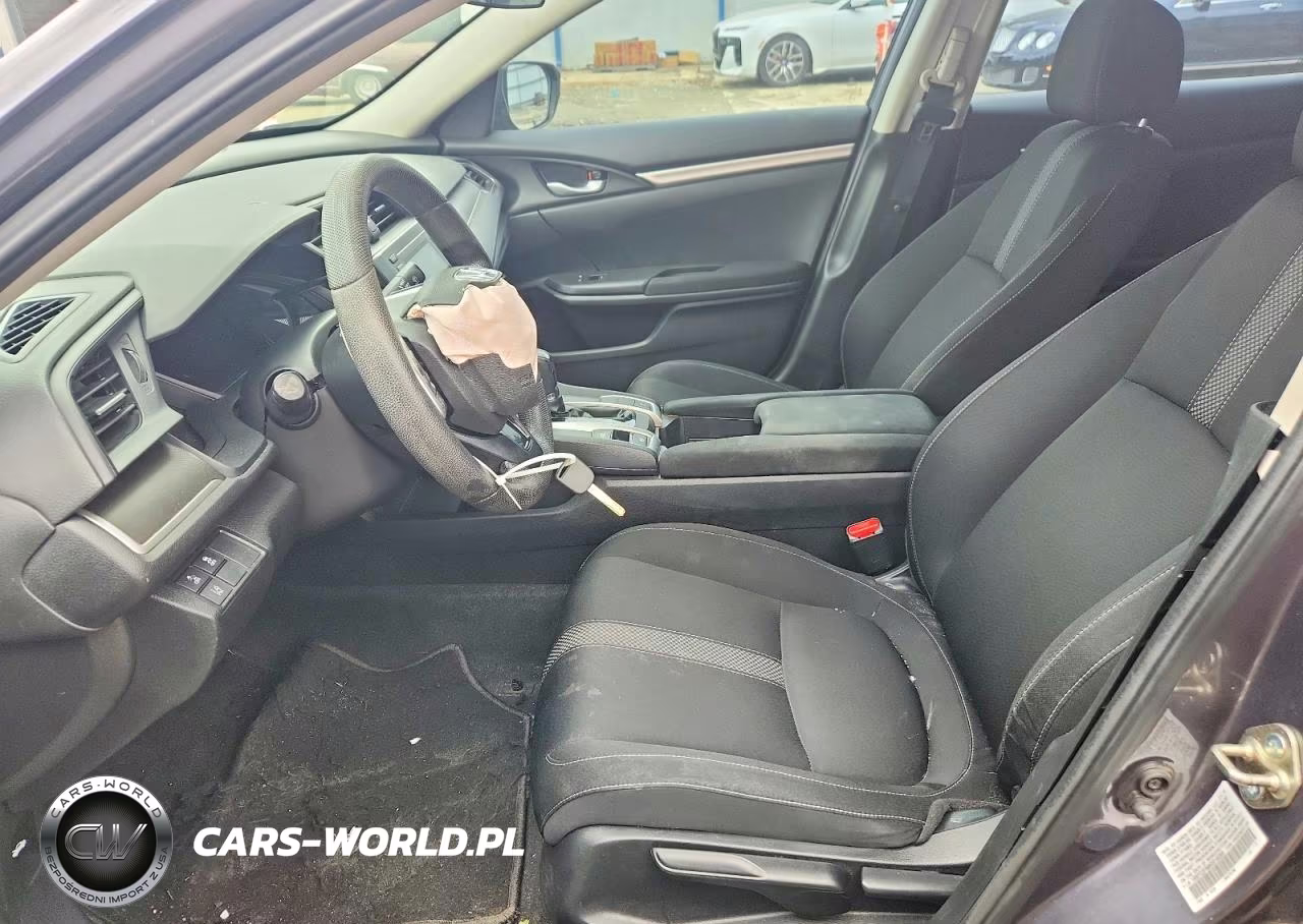 2019 Honda Civic Lx VIN:19XFC2F68KE016269 - 7