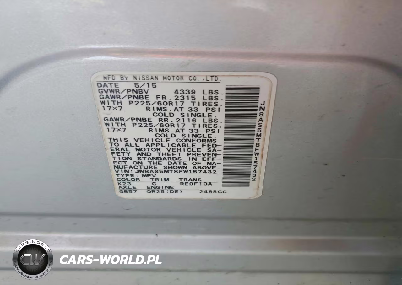 2015 Nissan Rogue Select S VIN:JN8AS5MT8FW157432 - 12