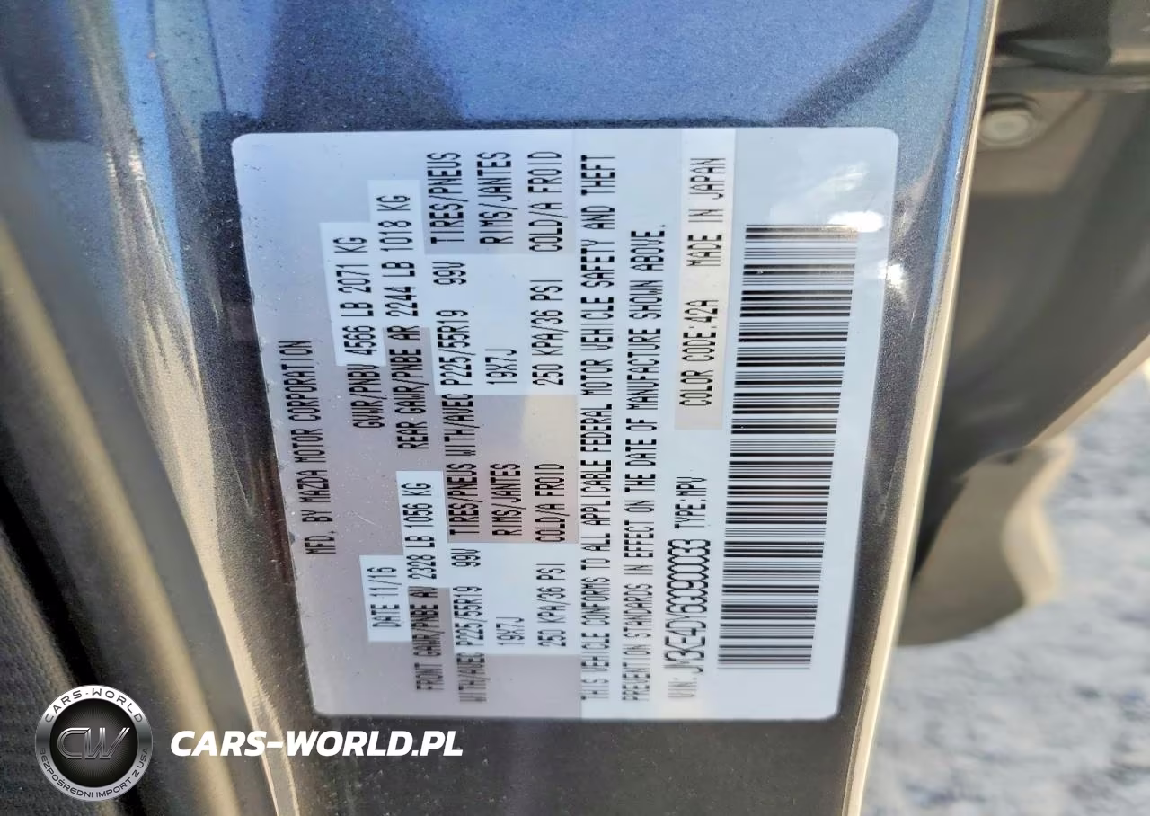 2016 Mazda Cx-5 Gt VIN:JM3KE4DY6G0900033 - 13