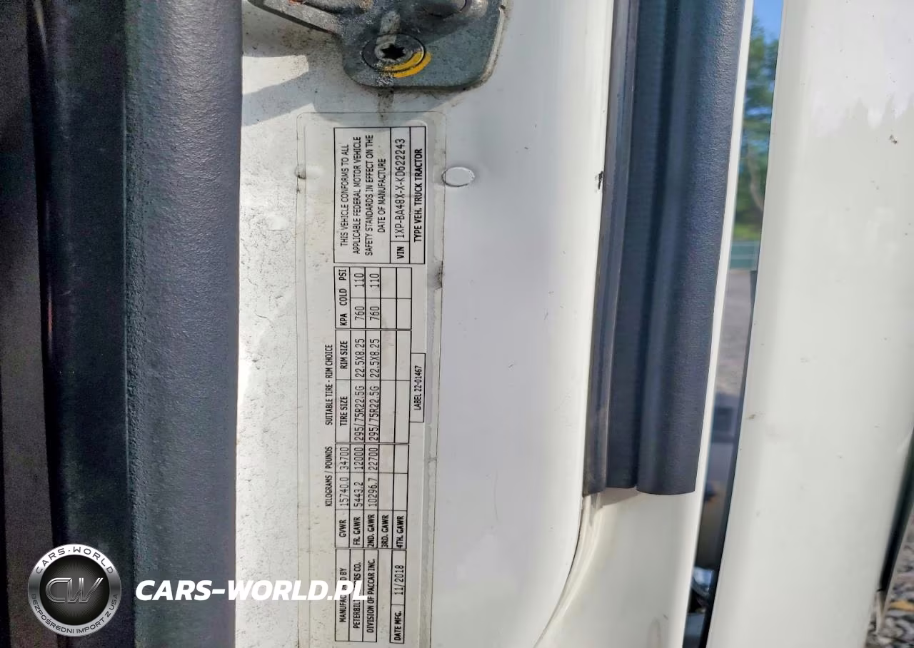 2019 Peterbilt 579 Semi Truck VIN:1XPBA48XXKD622243 - 10