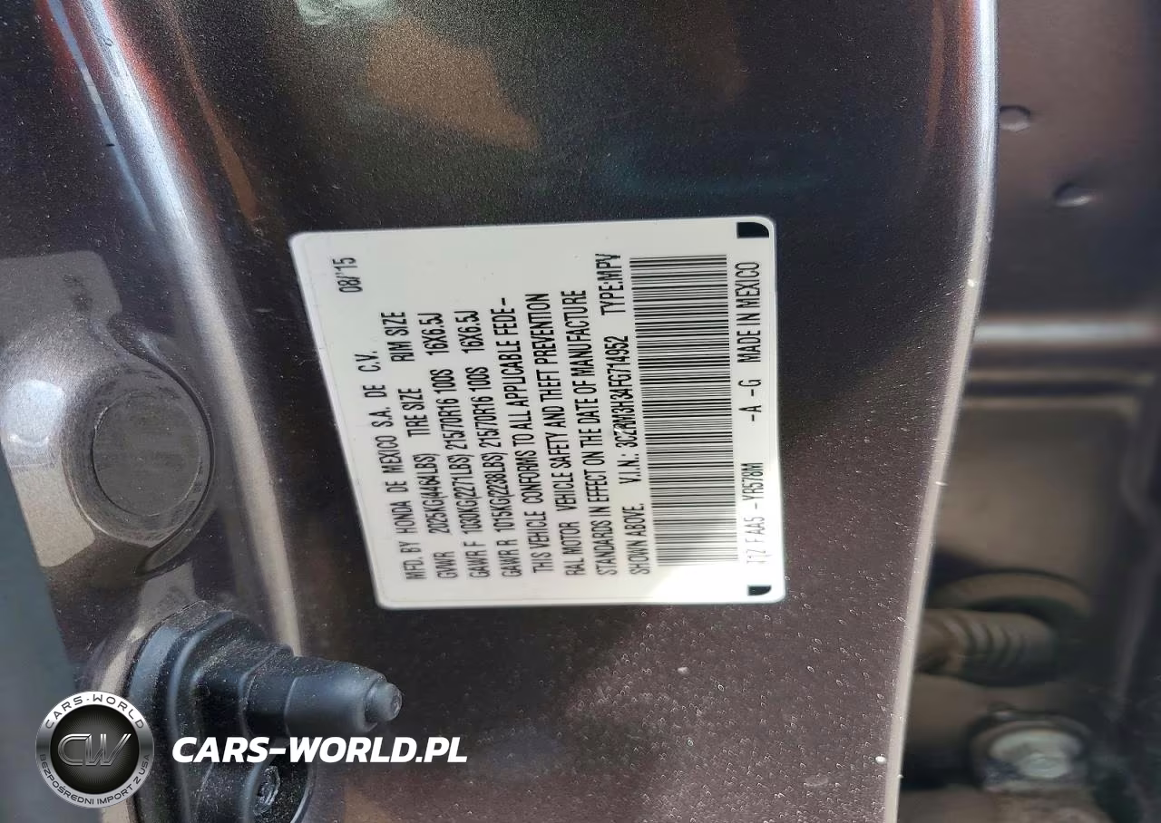 2015 Honda Cr-V Lx VIN:3CZRM3H34FG714952 - 13