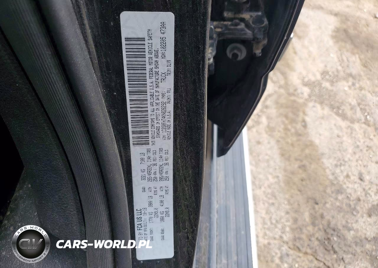 2019 Ram 1500 Limited VIN:1C6SRFHT4KN626292 - 12