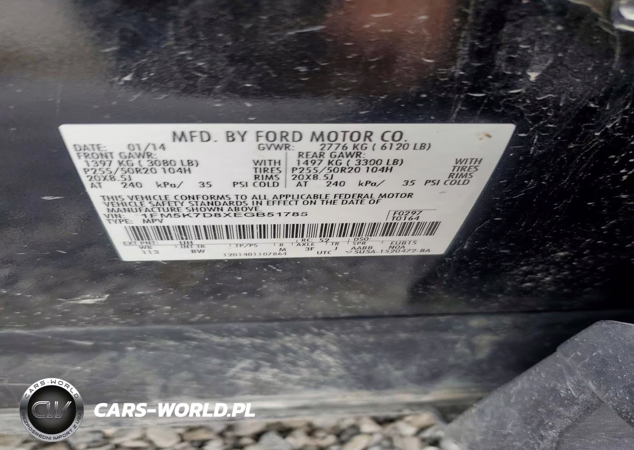 2014 Ford Explorer Xlt VIN:1FM5K7D8XEGB51785 - 13