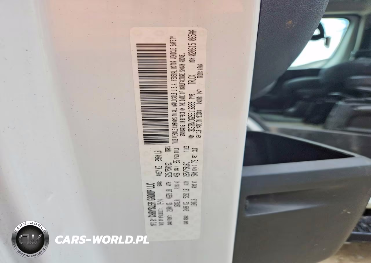 2014 Ram Promaster 2500 2500 High VIN:3C6TRVDG2EE116989 - 13