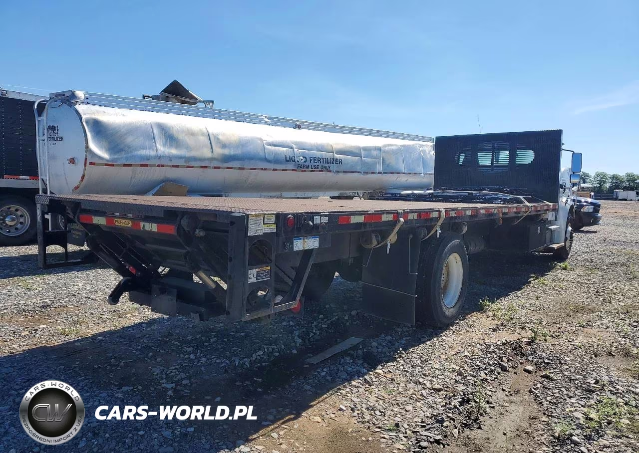 2014 Freightliner Business Class M2 Flatbed Truck VIN:1FVACWDU8EHFV6326 - 4