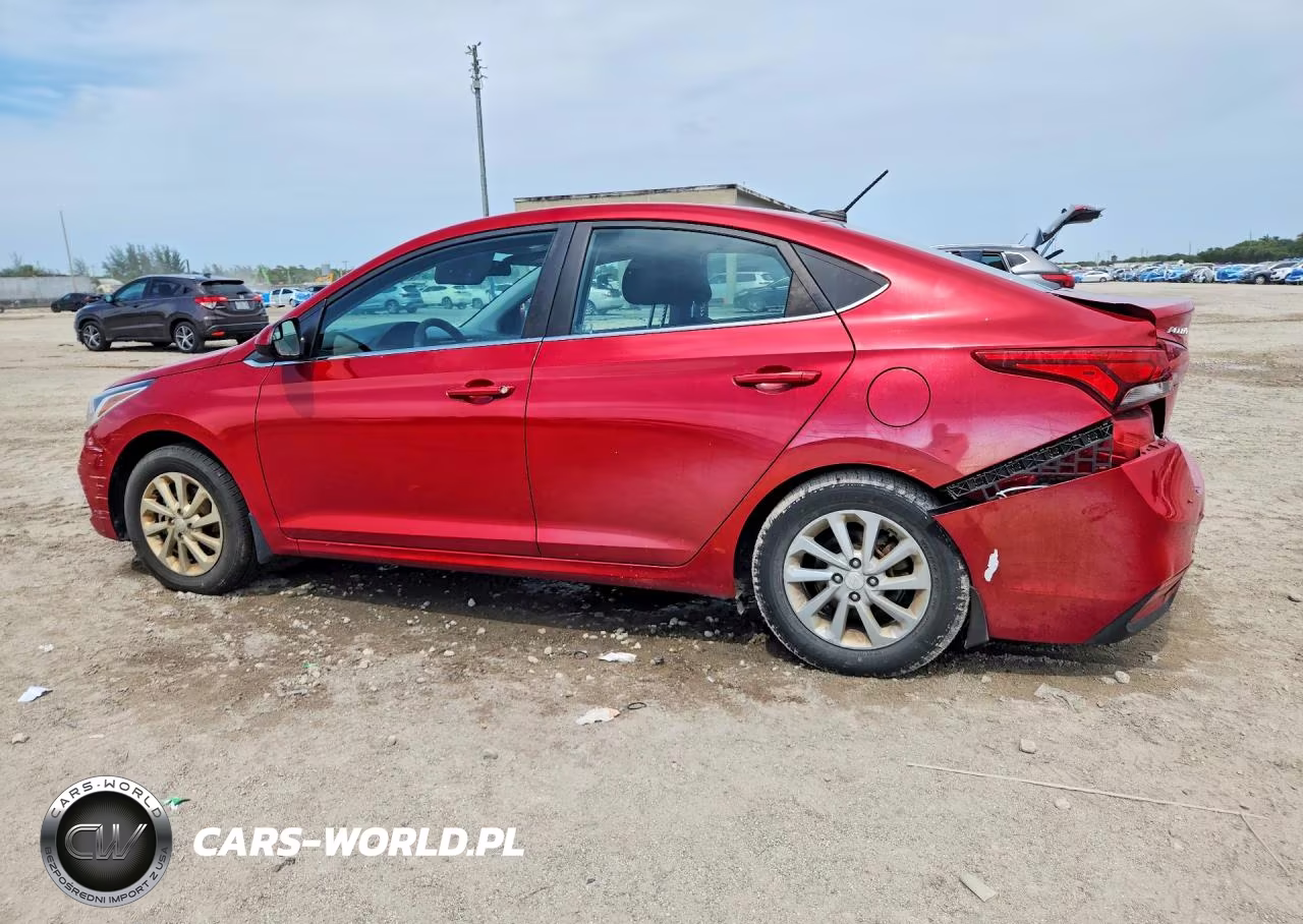 2022 Hyundai Accent Sel VIN:3KPC24A66NE157919 - 2