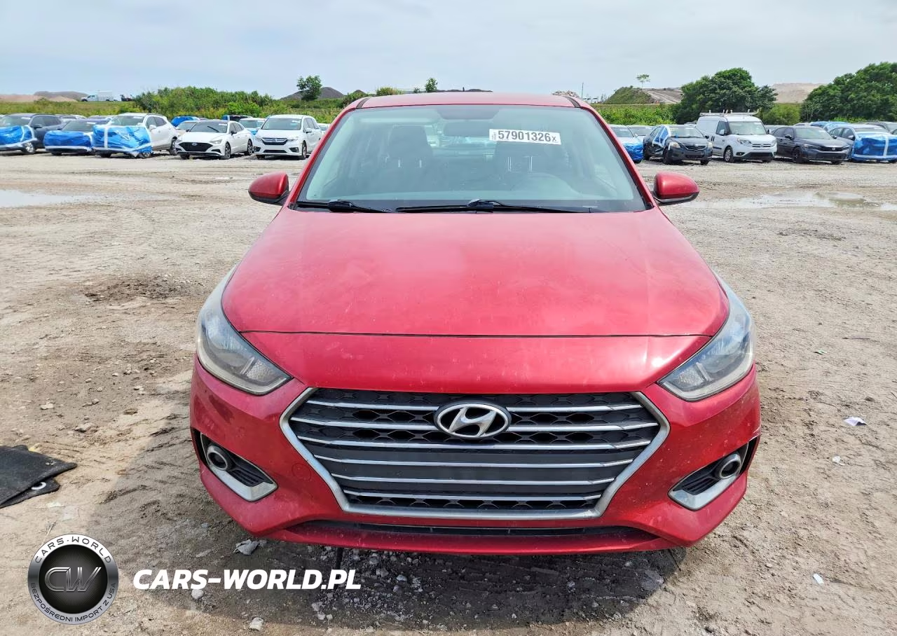 2022 Hyundai Accent Sel VIN:3KPC24A66NE157919 - 5