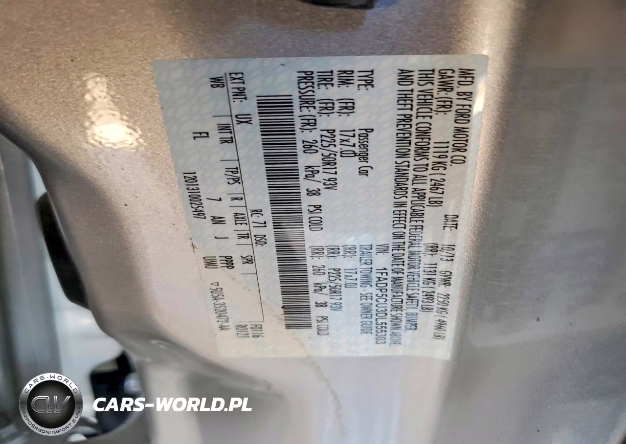 2013 Ford C-Max Premium VIN:1FADP5CU3DL555303 - 12