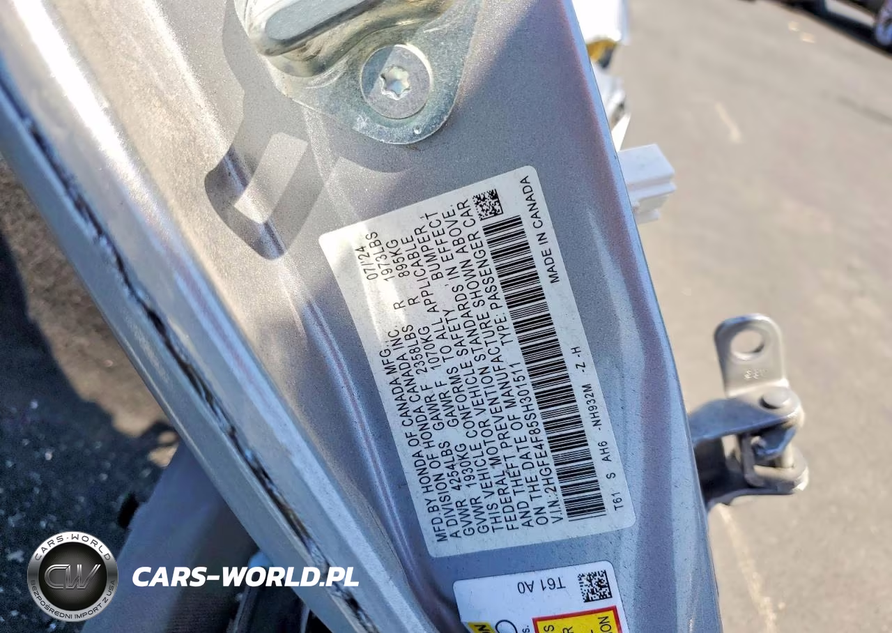 2025 Honda Civic Sport VIN:2HGFE4F85SH301511 - 12