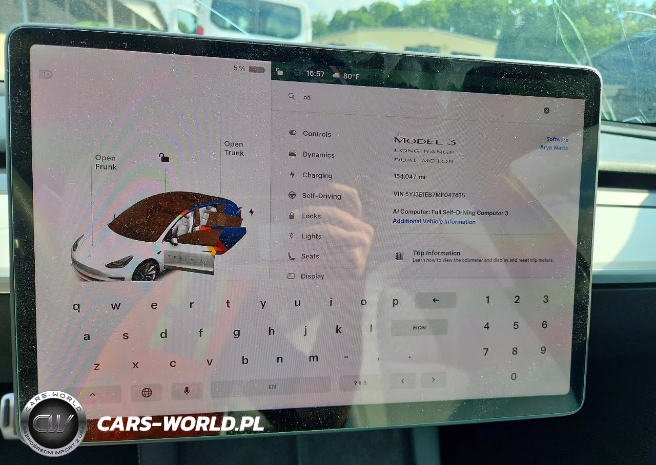 2021 Tesla Model 3 VIN:5YJ3E1EB7MF047435 - 9