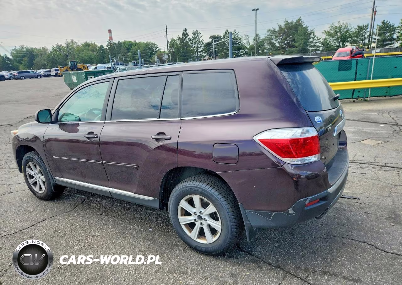 2013 Toyota Highlander Base VIN:5TDZA3EH7DS040695 - 2