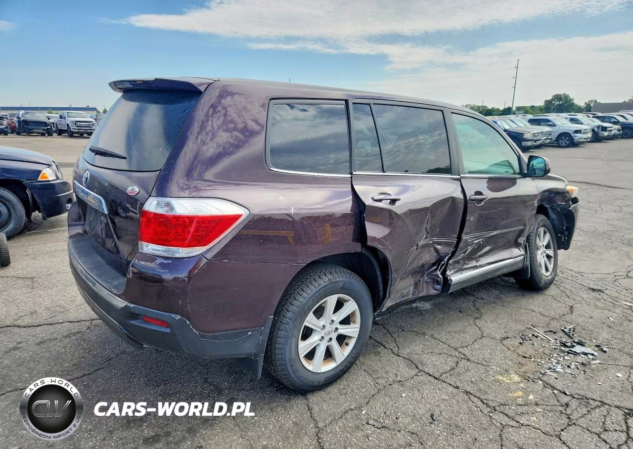 2013 Toyota Highlander Base VIN:5TDZA3EH7DS040695 - 3