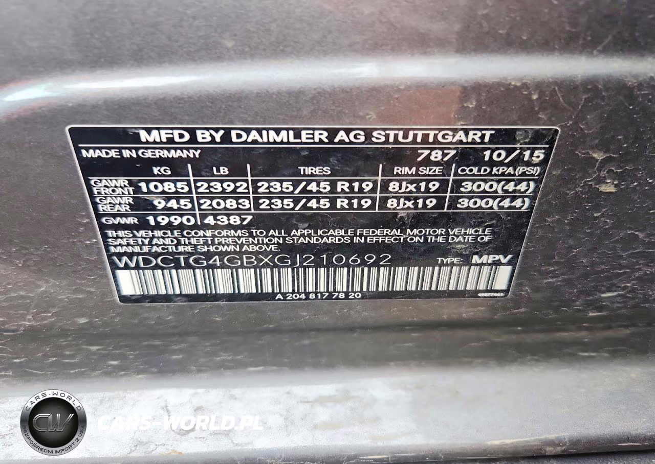 2016 Mercedes-Benz Gla 250 4Matic VIN:WDCTG4GBXGJ210692 - 14