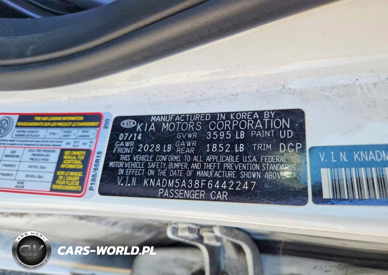2015 Kia Rio Lx VIN:KNADM5A38F6442247 - 12