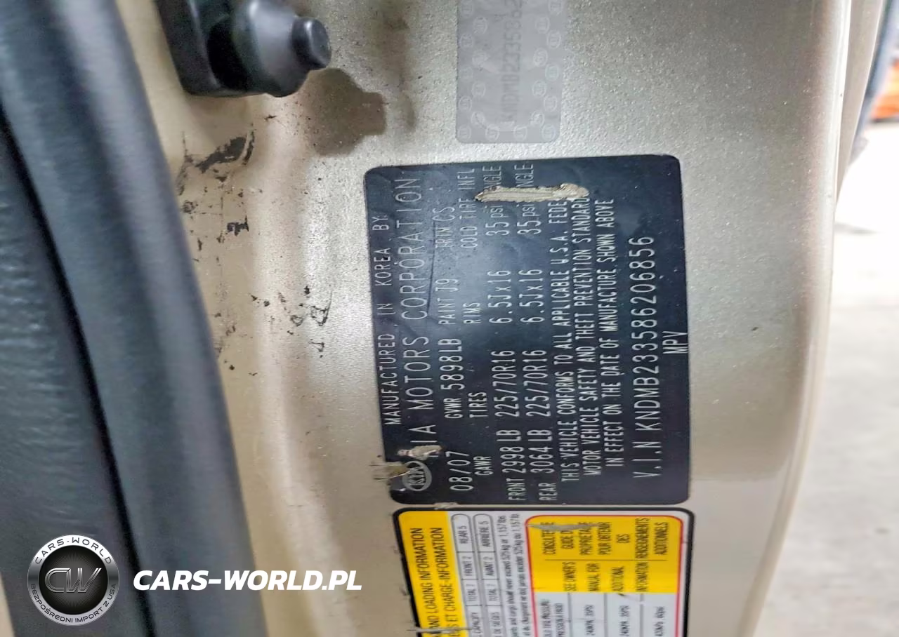 2008 Kia Sedona Lx VIN:KNDMB233586206856 - 14