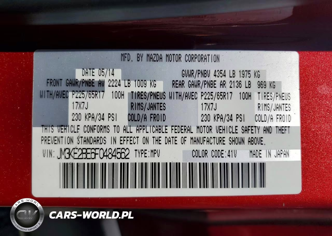 2015 Mazda Cx-5 Sport VIN:JM3KE2BE6F0484562 - 13
