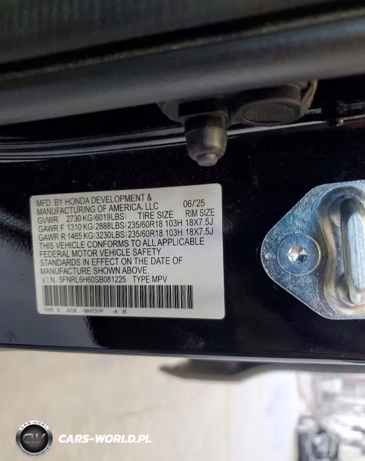 2025 Honda Odyssey Exl VIN:5FNRL6H60SB081225 - 13