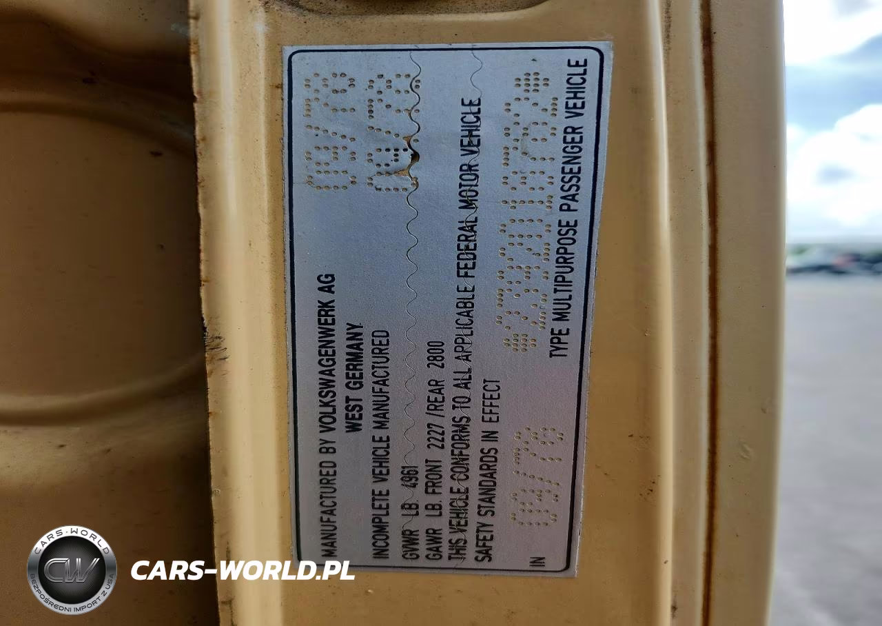 1979 Volkswagen Vw Bus VIN:2392018782 - 13