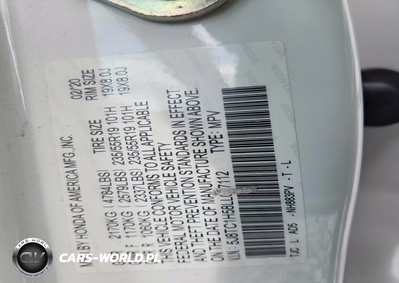 2020 Acura Rdx Technology VIN:5J8TC1H58LL017112 - 12