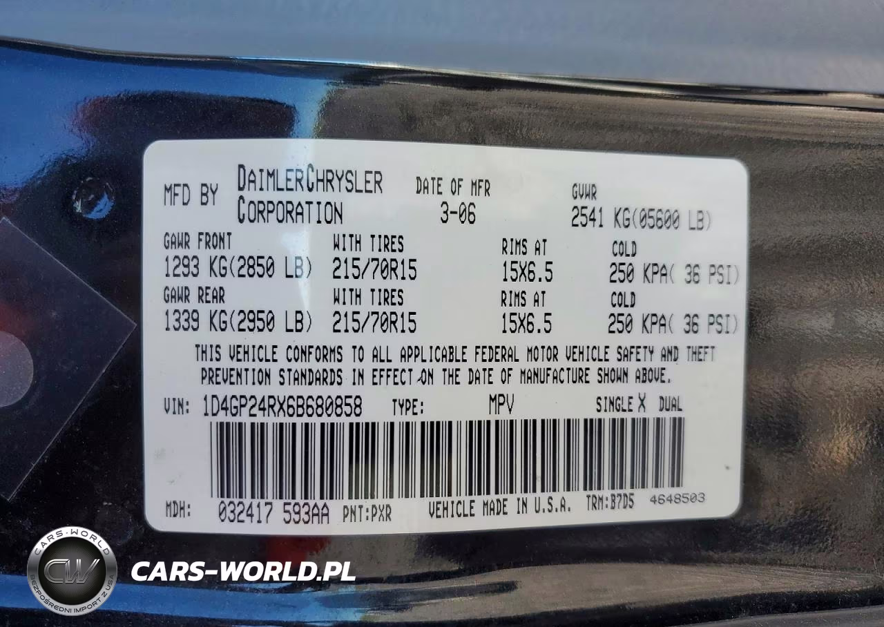 2006 Dodge Grand Caravan Se VIN:1D4GP24RX6B680858 - 14