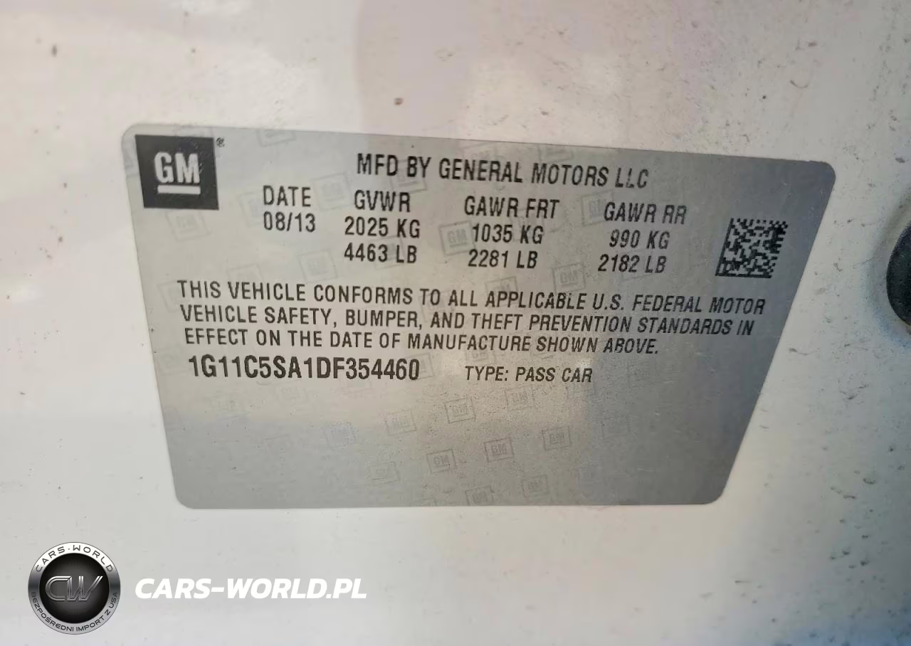 2013 Chevrolet Malibu 1Lt VIN:1G11C5SA1DF354460 - 12
