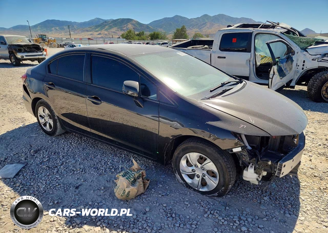 2013 Honda Civic Lx VIN:19XFB2F51DE232042 - 4
