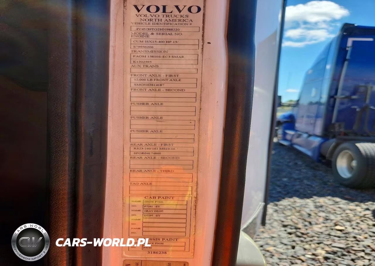 2017 Volvo Vnl Semi Truck VIN:4V4N39TG2HN988220 - 10
