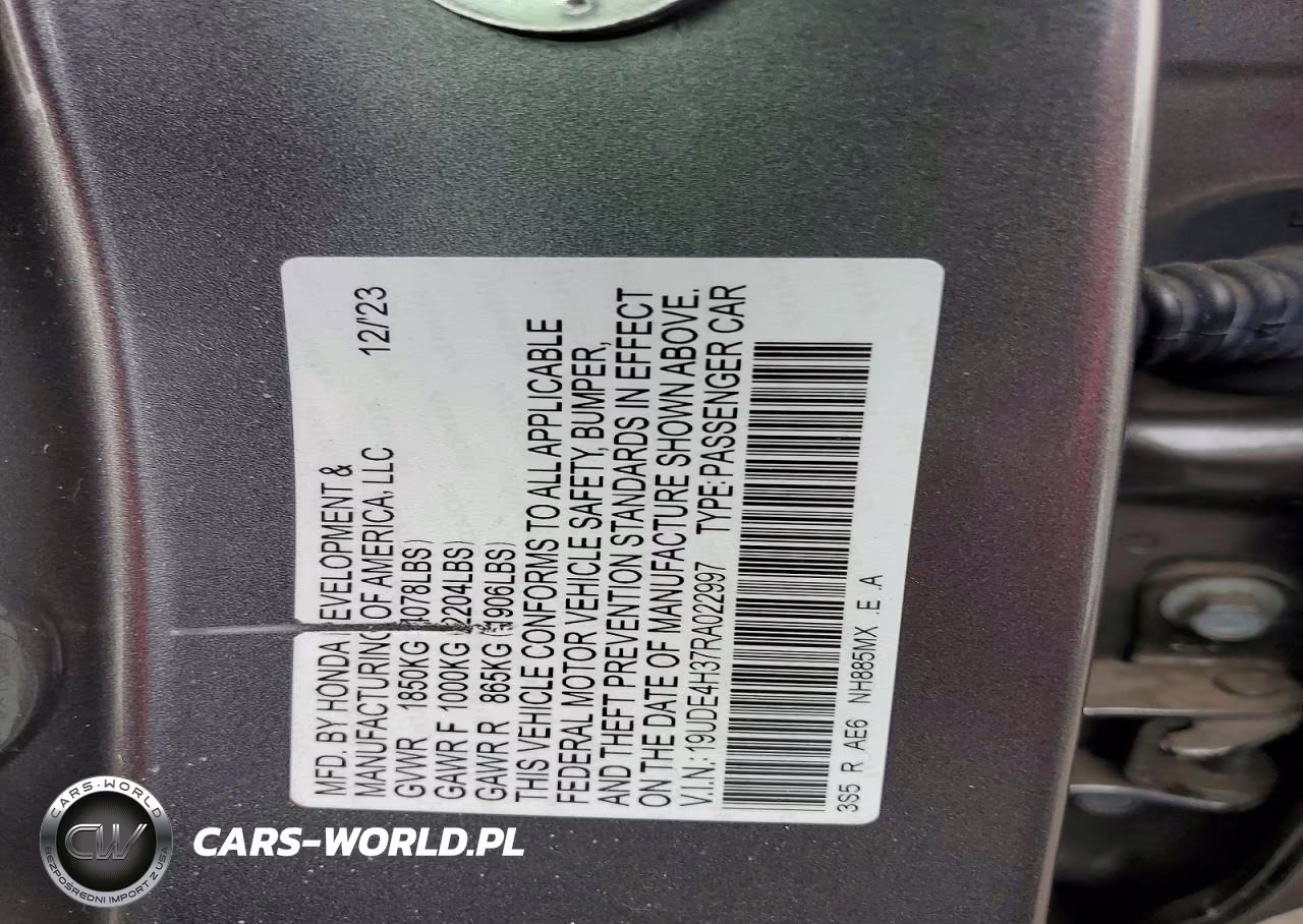 2024 Acura Integra A-Spec VIN:19UDE4H37RA022997 - 13