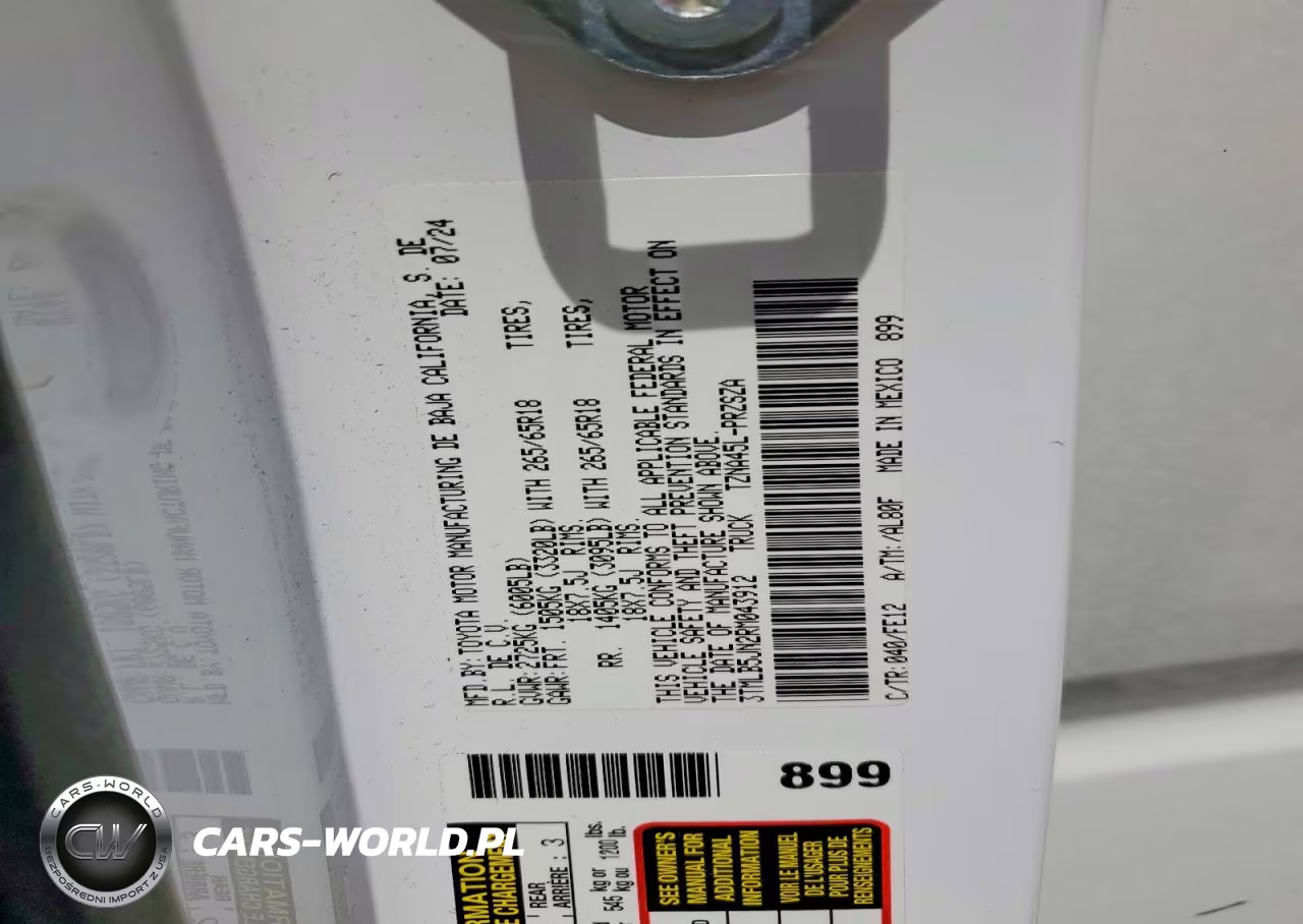 2024 Toyota Tacoma Trd Sport VIN:3TMLB5JN2RM043912 - 12
