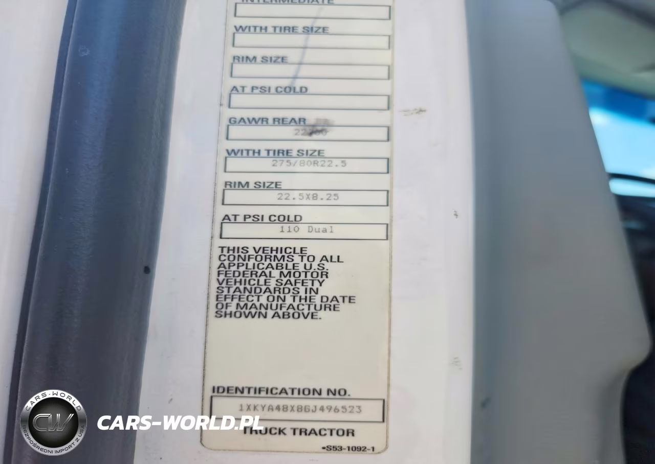 2016 Kenworth Construction T680 VIN:1XKYA48X8GJ496523 - 10
