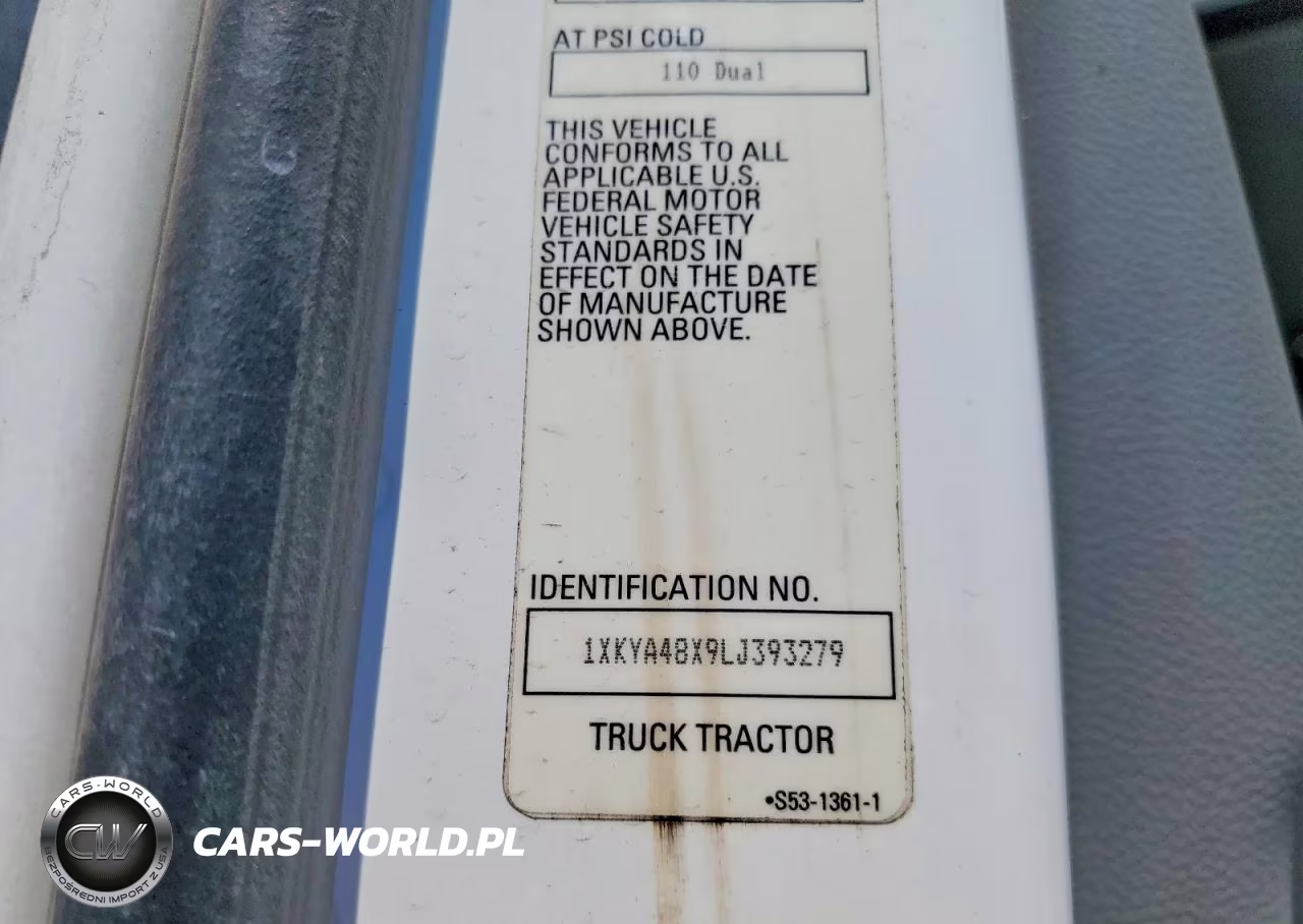 2020 Kenworth T680 Semi Truck VIN:1XKYA48X9LJ393279 - 10
