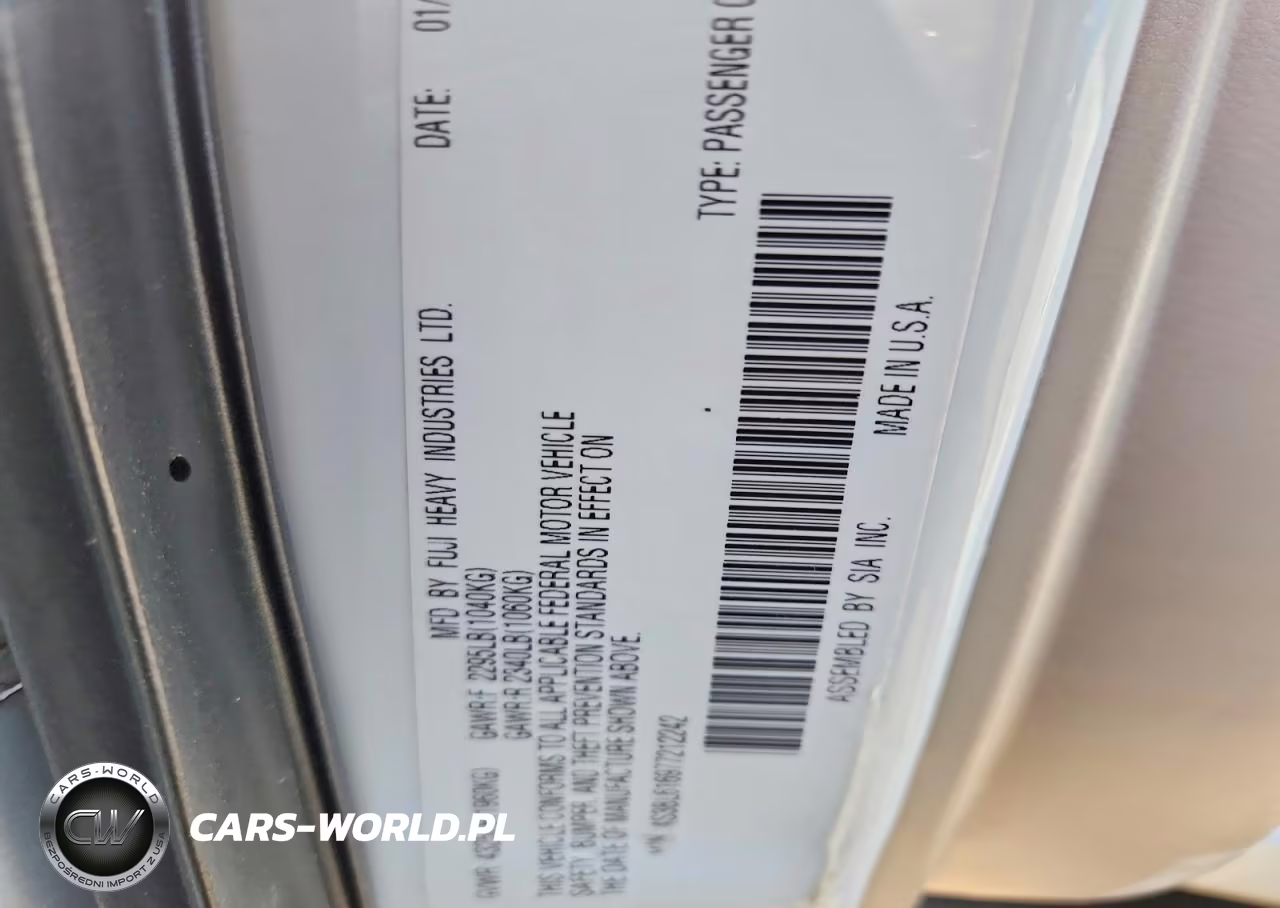 2007 Subaru Legacy 2.5I VIN:4S3BL616977212242 - 13
