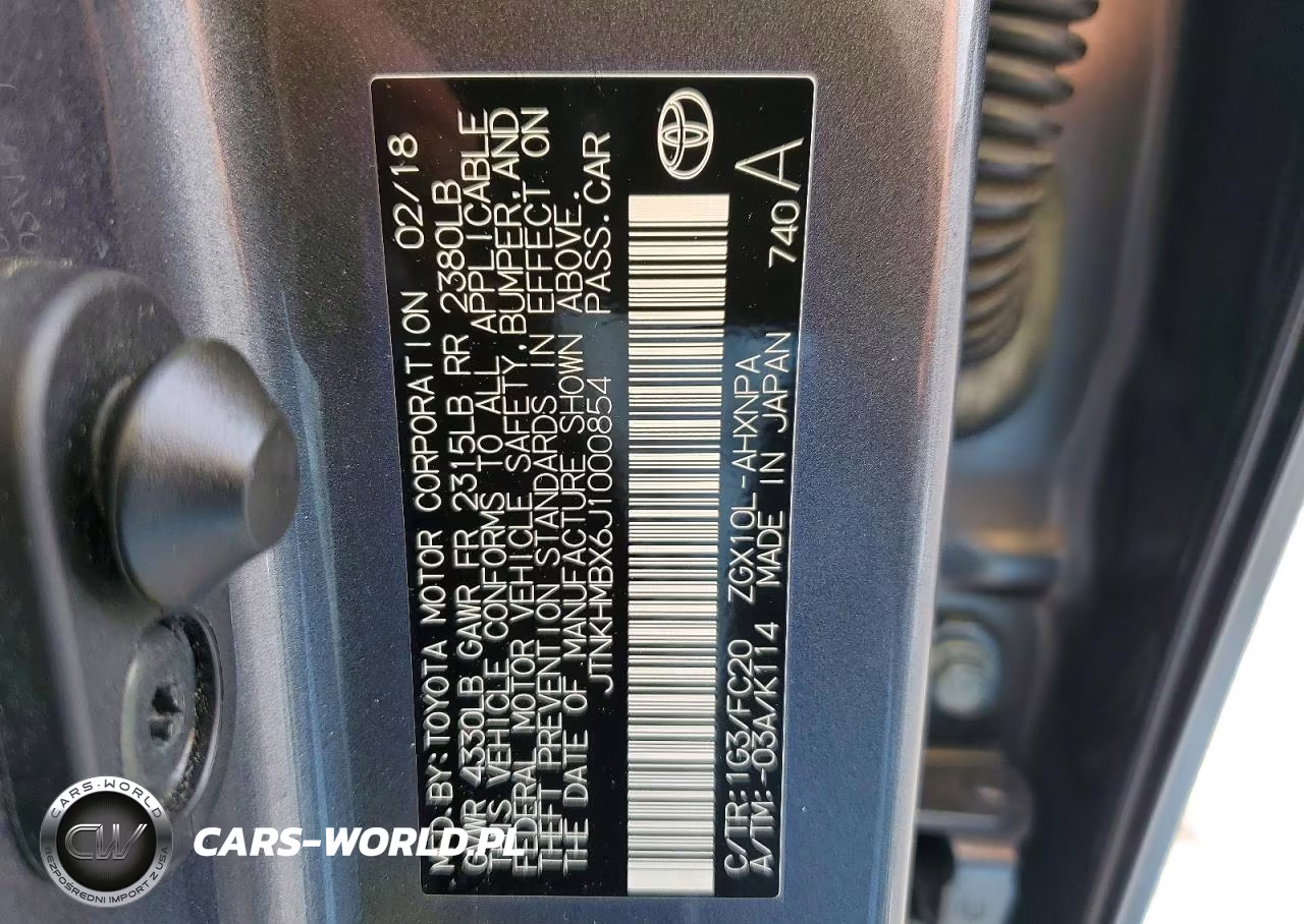 2018 Toyota C-Hr Xle VIN:JTNKHMBX6J1000854 - 12