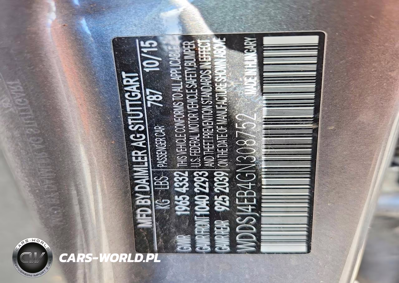 2016 Mercedes-Benz Cla 250 VIN:WDDSJ4EB4GN308752 - 13